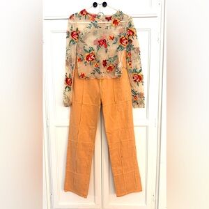 Pistola Cassie Super High Rise Straight Jeans in Nectar